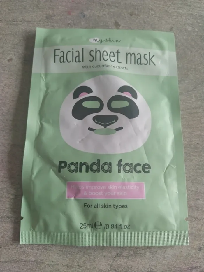 Masque tissus panda - photo numéro 2