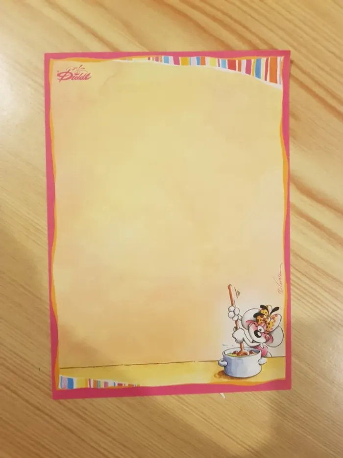 Feuille A6 diddl 🔄n°191 - photo numéro 2