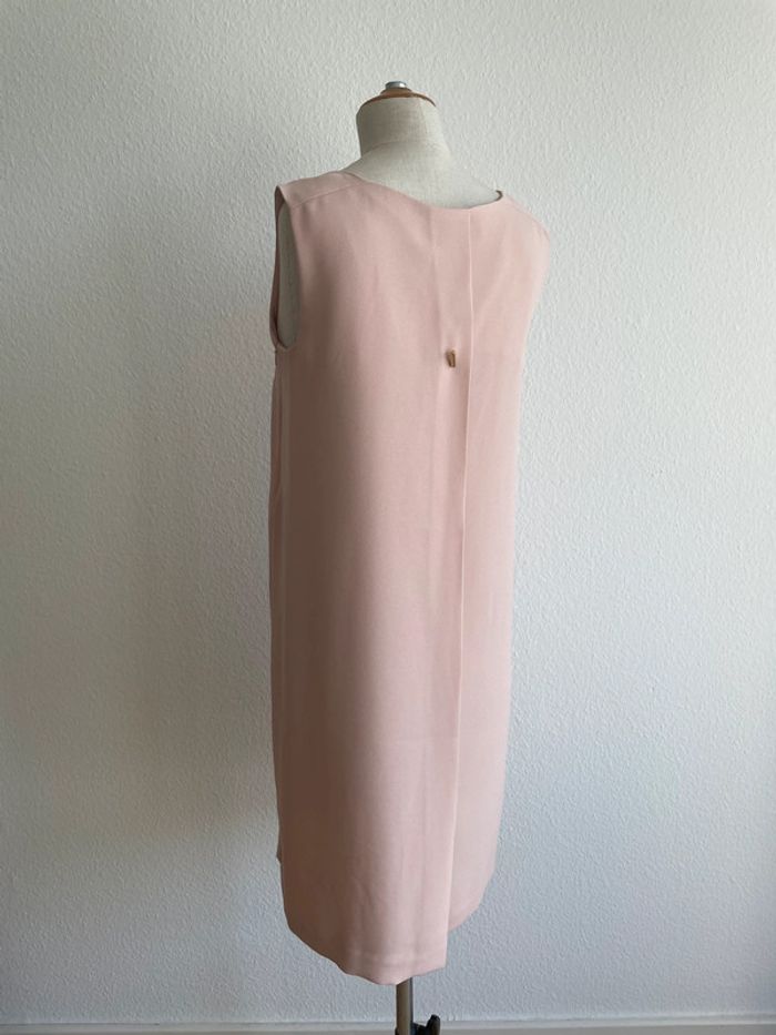 Robe rose sans manche Devernois