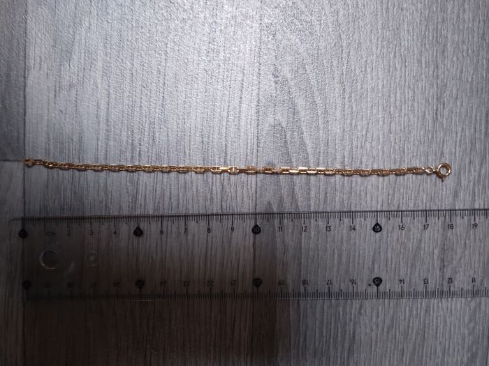 Bracelet chaîne doré - photo numéro 3