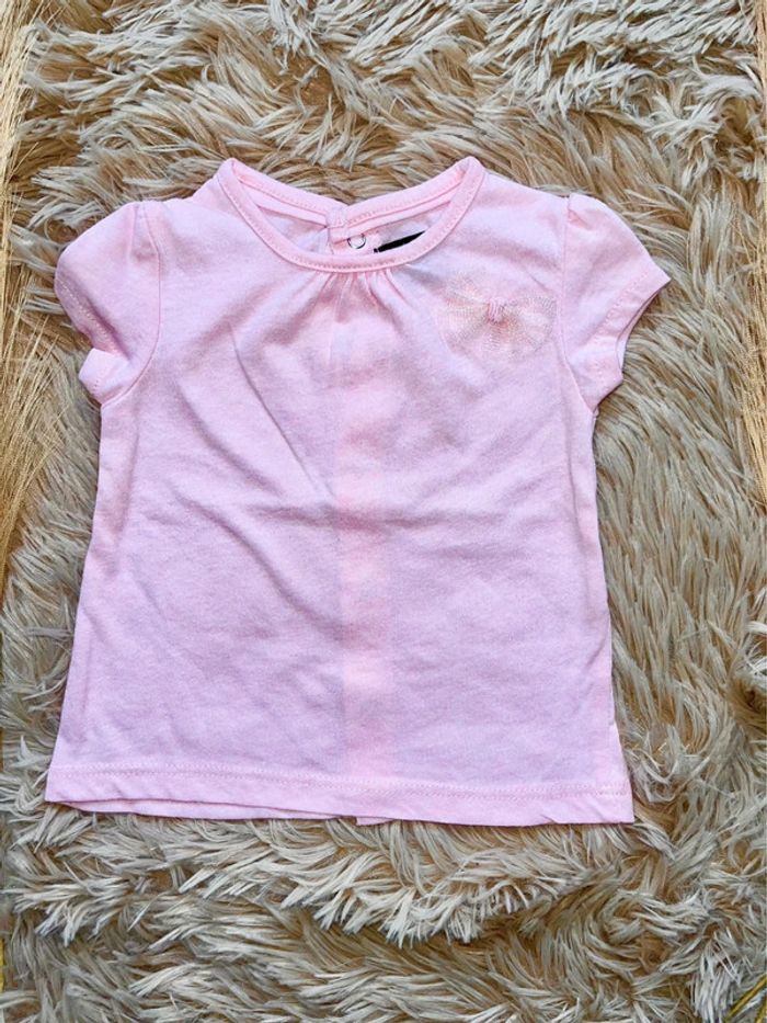 T-shirt manches courtes rose - photo numéro 2