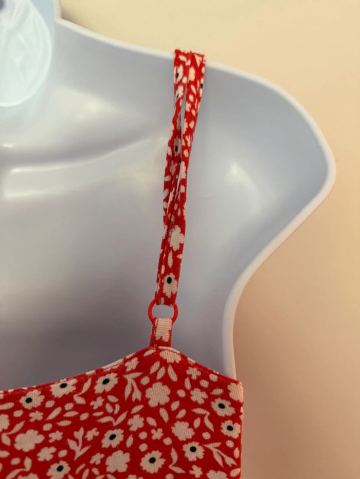 Combinaison blanche et rouge fleurie Kiabi - photo numéro 6