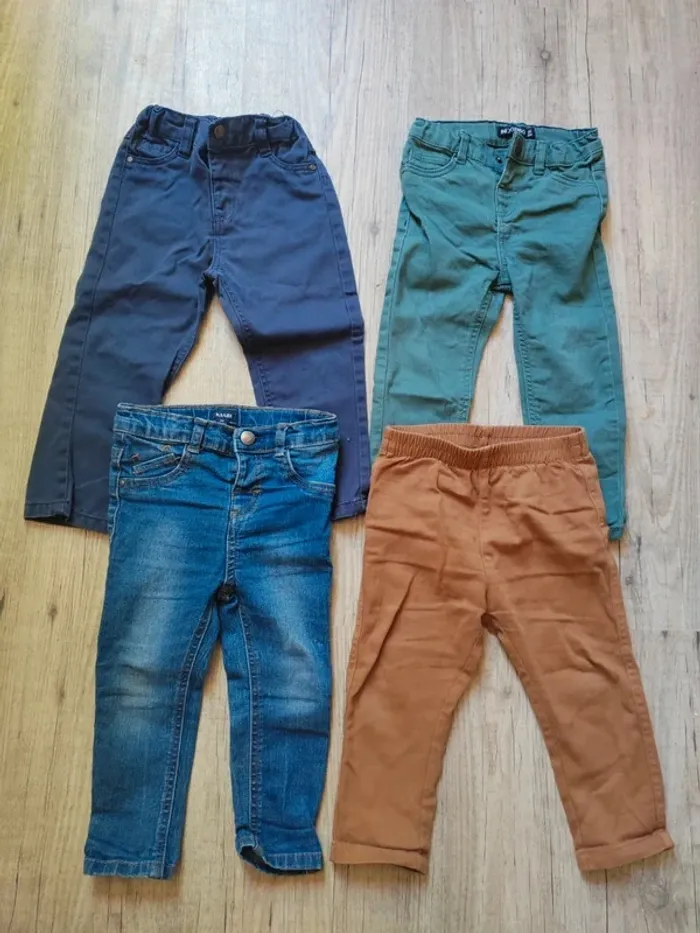 lot pantalons garçon 18 mois