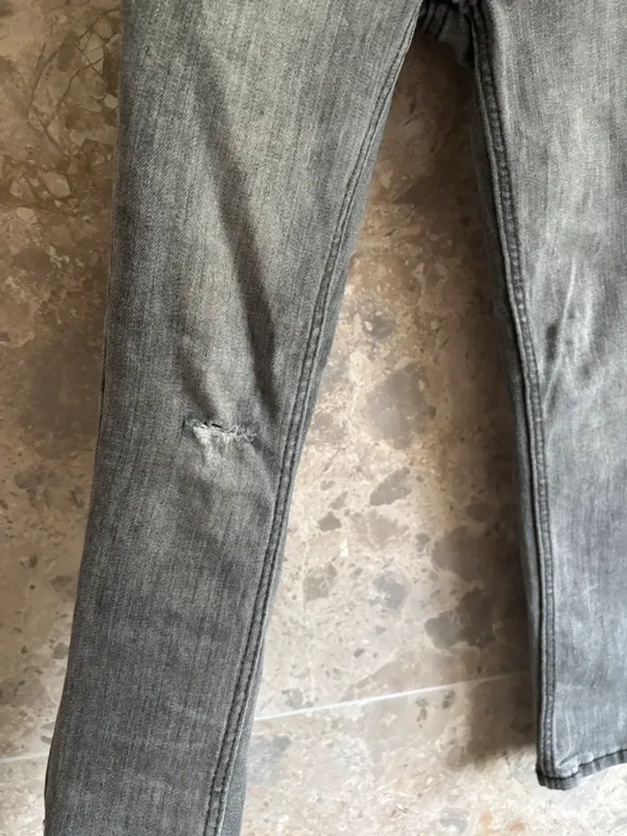 Jean gris skinny Kiabi - photo numéro 4