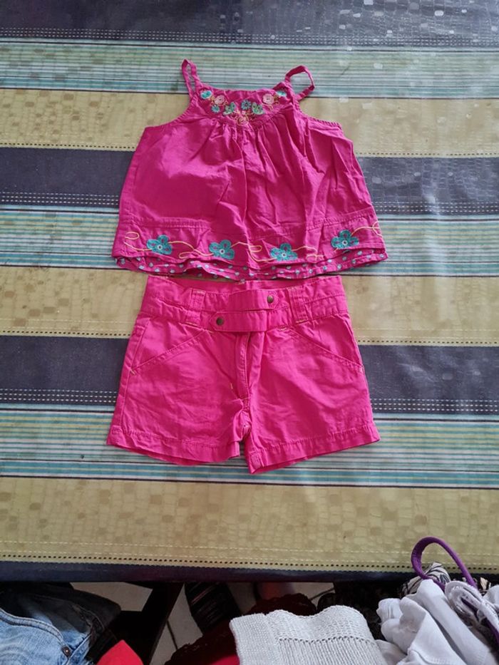 Ensemble été short 5 ans