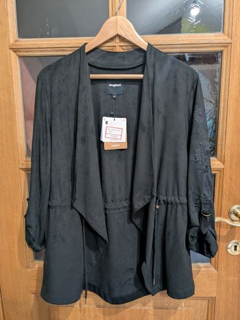 Veste suédine noire 