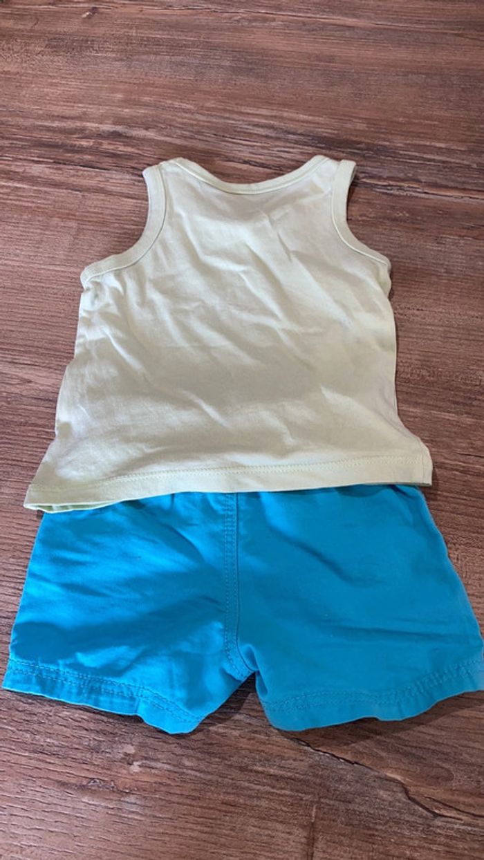 Ensemble patalon court et t-shirt 6 mois - photo numéro 4