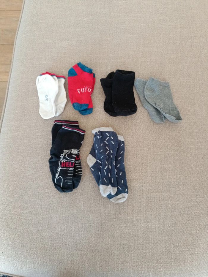 Lot de 6 paires de chaussettes 23-26