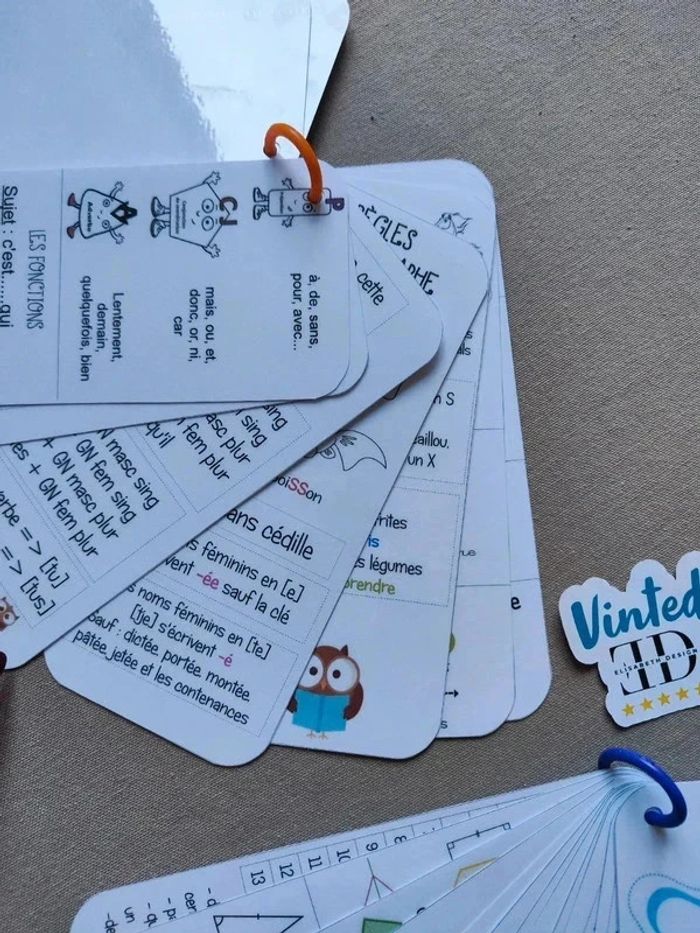 Lot de 2 Mémos Maths et Français - photo numéro 5