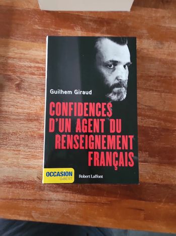 Livre : Confidences d'un agent du renseignement français