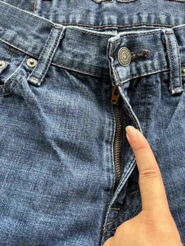 Jean Levi’s 514 homme M/40 L30 droit regular straight relaxed 100% coton bleu Mexique - photo numéro 7
