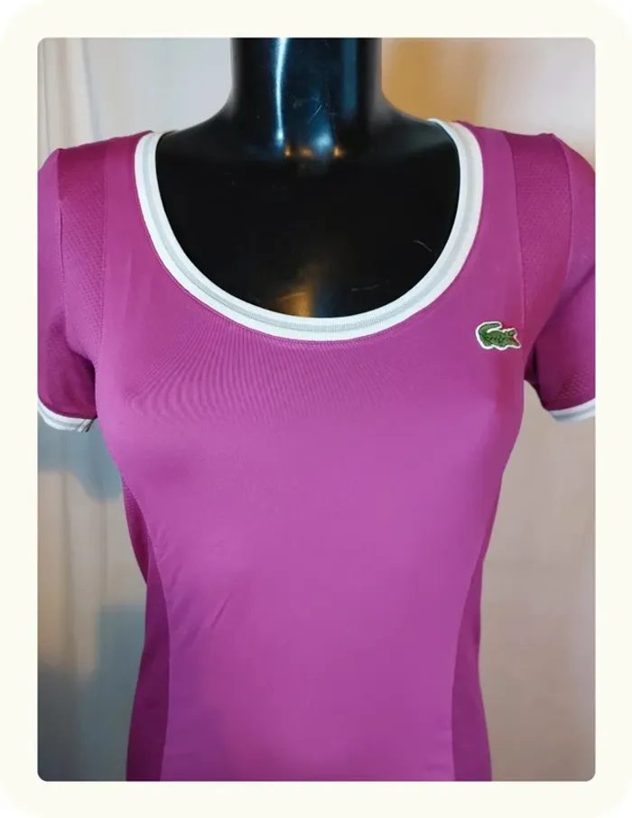 Tee shirt sport femme Lacoste - photo numéro 2