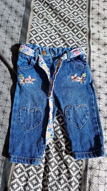 Jean fleurs DPAM taille 9M