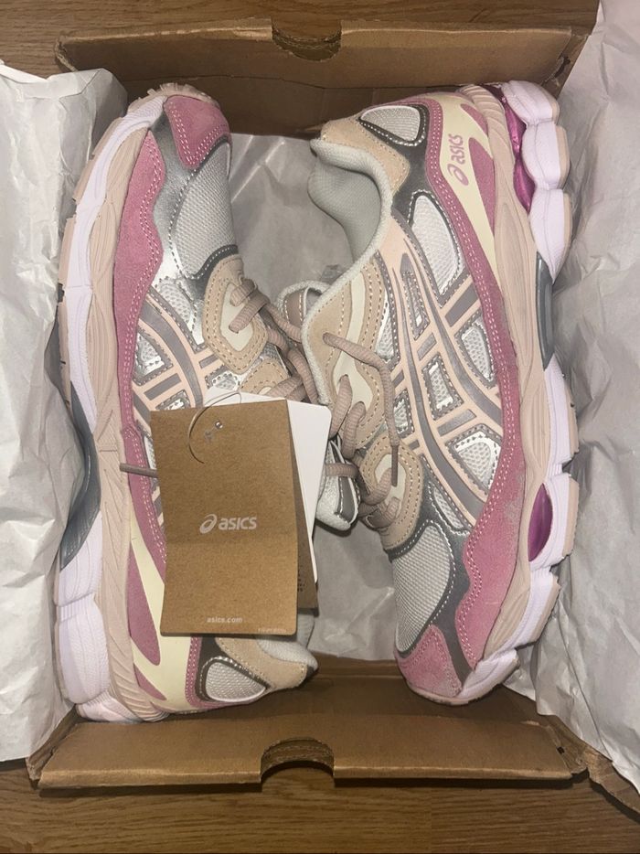 asics gel nyc cream pink/rose - photo numéro 2