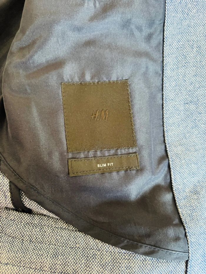 Magnifique veste habillée blazer homme H&M bleue - photo numéro 4