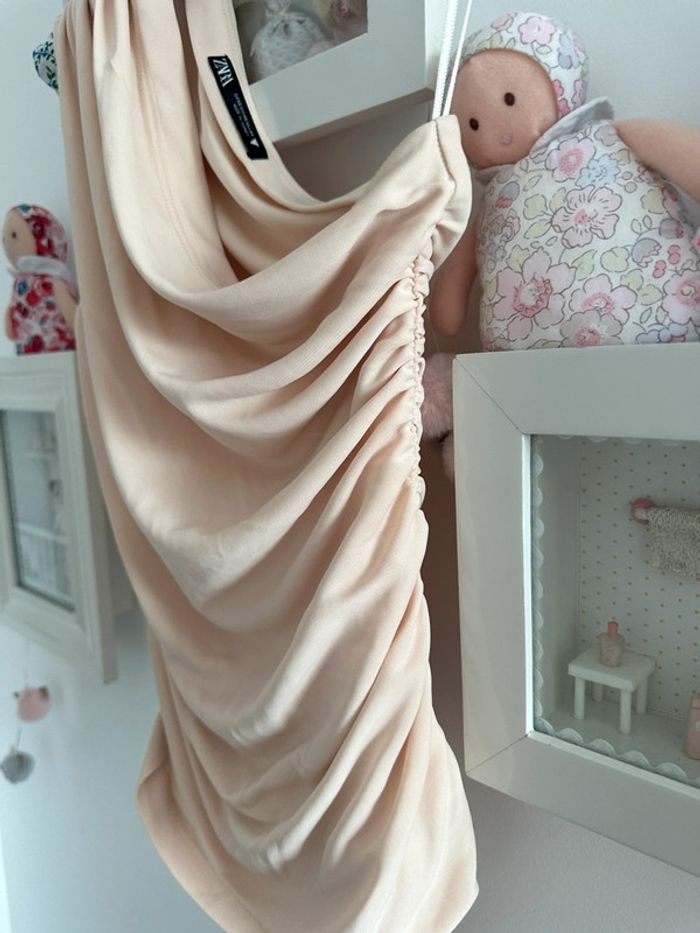 Top fronce beige - photo numéro 2