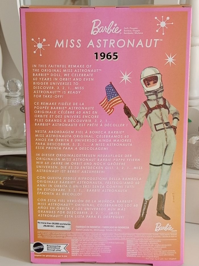 Barbie Miss Astronaut 1965, 60eme anniversaire - photo numéro 5