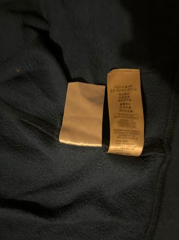 Sweat à capuche / veste burberry bleu et noir / black