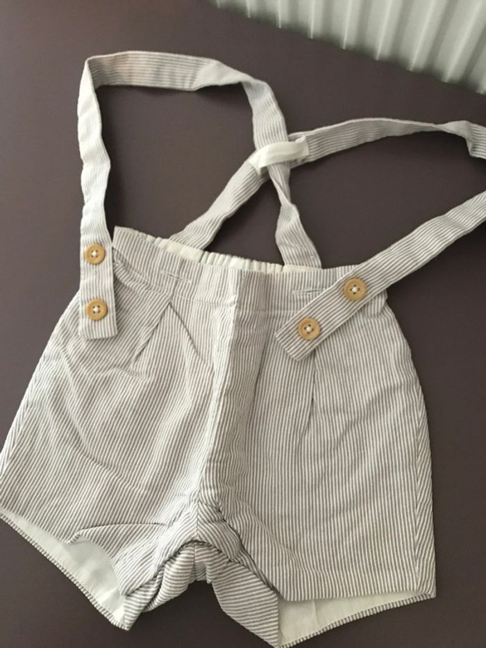 Short bretelles Jacadi 3 mois - photo numéro 5