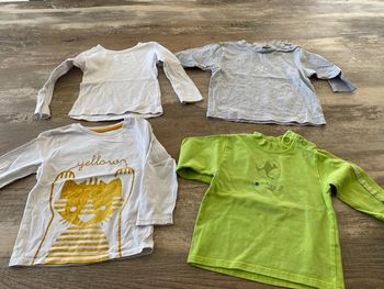 Lot 18 mois polo bebe unisexe garçon ou fille