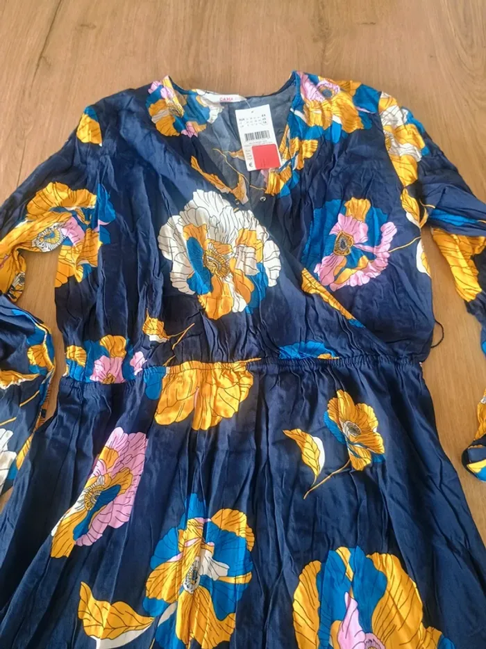 Robe fleurie Camaieu T44 - photo numéro 4
