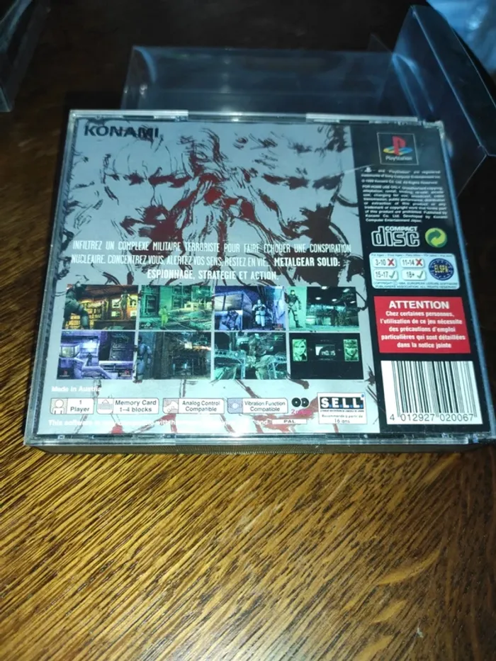 Métal Gear solid PlayStation - photo numéro 2