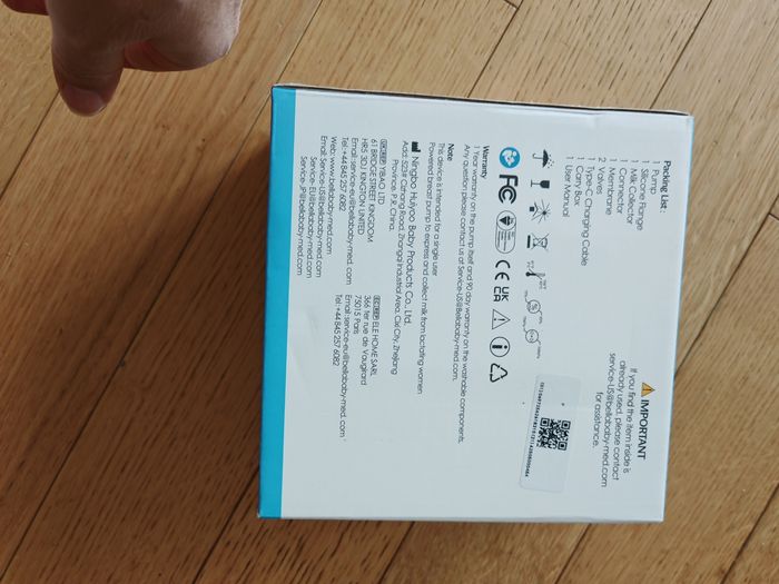 Bellababy 1 Pcs Portable Handsfree Low Noise Electric Breast Pump-tire laits - photo numéro 6