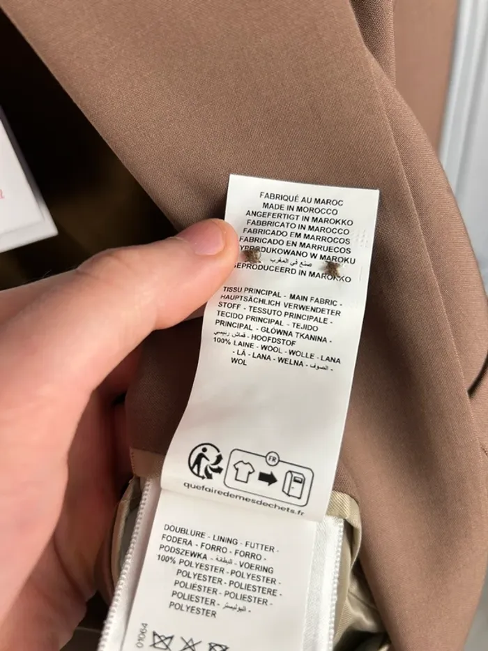 Blazer Devred en laine Marron T.46 Neuf - photo numéro 6
