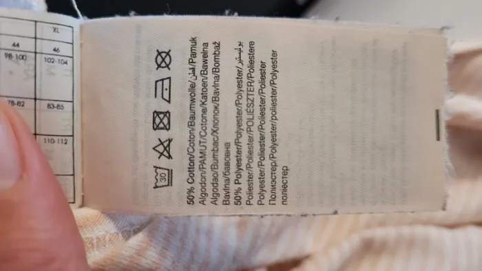 Crop top t-shirt court manches courtes col rond 50% coton - photo numéro 5