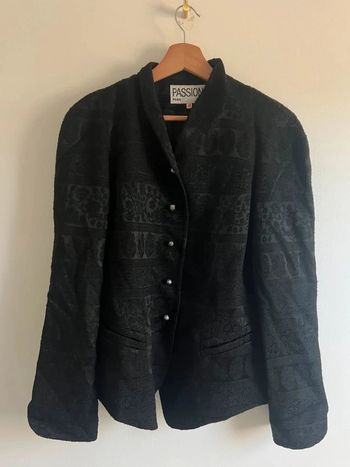 Veste blazer brodée
