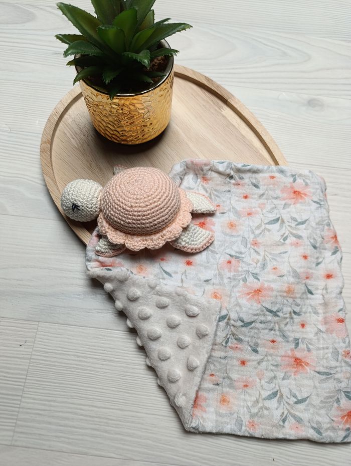 Doudou tortue personnalisé