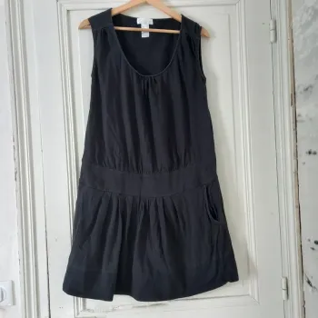 Robe noire de grossesse/ maternité Coline