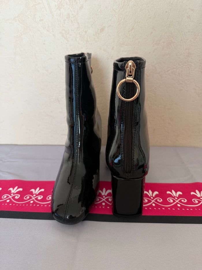 Bottines noir vernis neuves Eram 36 - photo numéro 5
