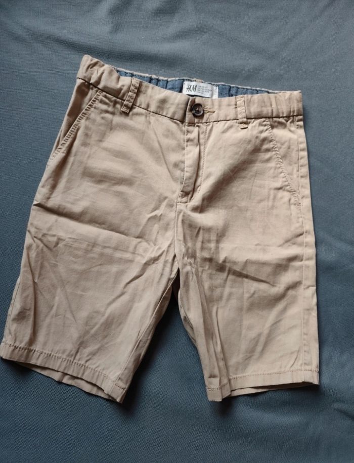 Short en coton beige - photo numéro 2