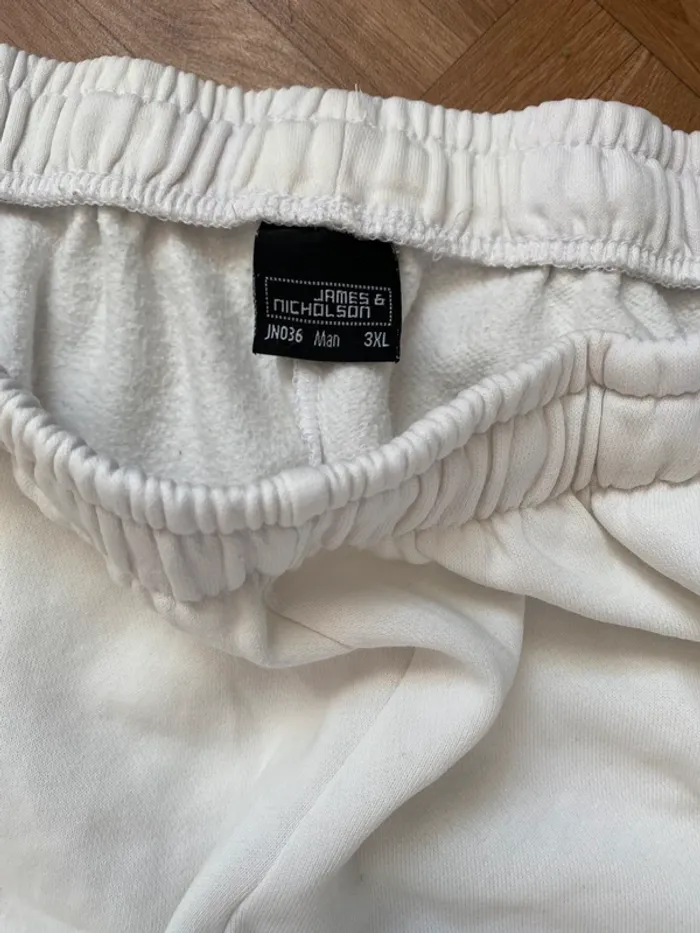 Pantalon jogging blanc James & Nicholson - photo numéro 2
