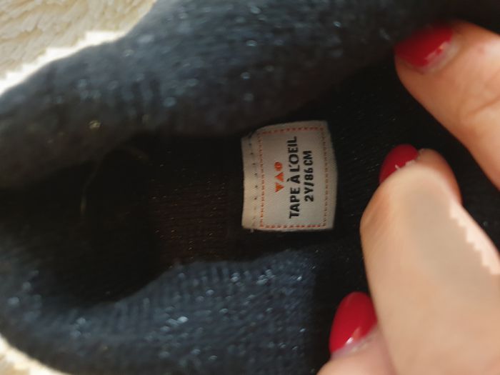 Pull col roulé noir irisé - T2A - TAO - photo numéro 5