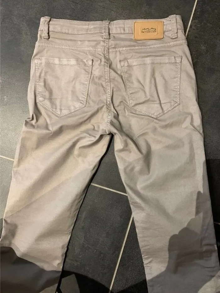 Pantalon beige brillant - photo numéro 2