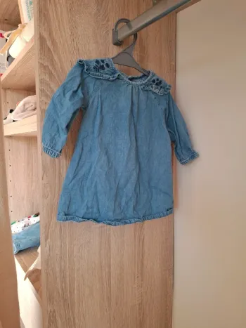 Robe en jeans 6 mois