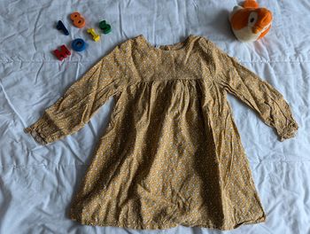 Robe jaune "moutarde" Eden et Victor - 18 mois