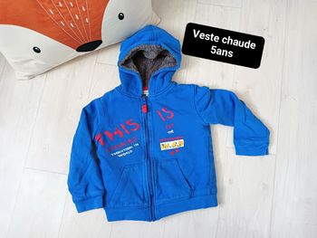 Veste chaude 5ans garçon 