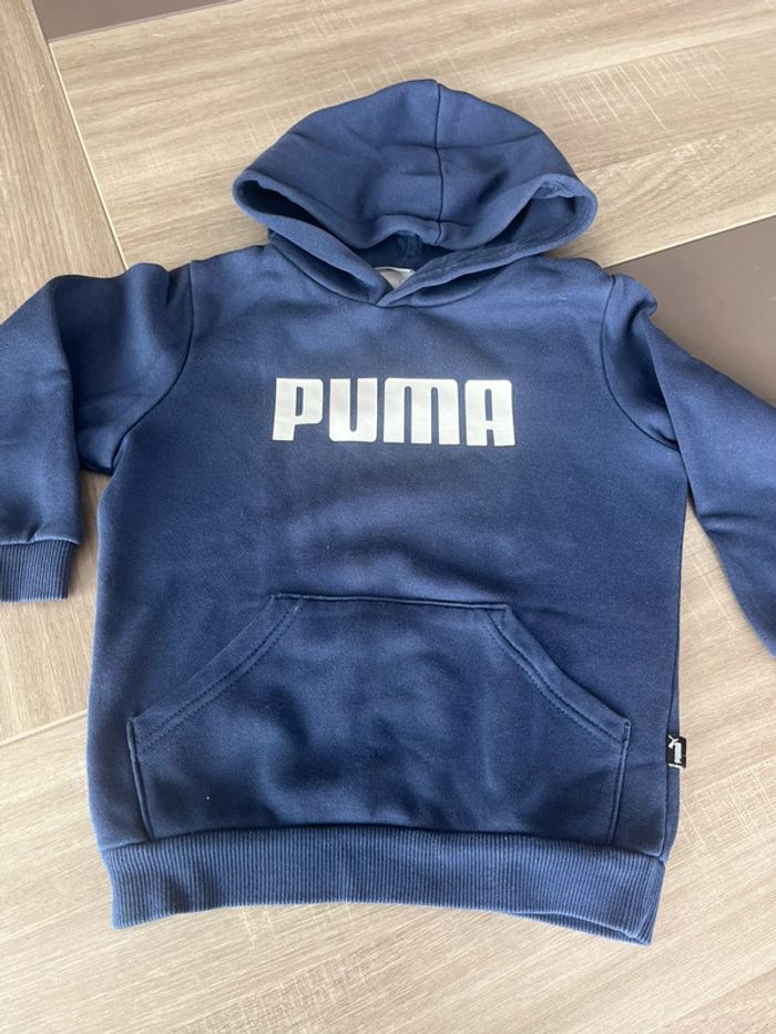 Sweat à capuche 4-5 ans Puma garçon