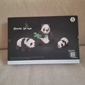 Jeu de construction type lego panda
