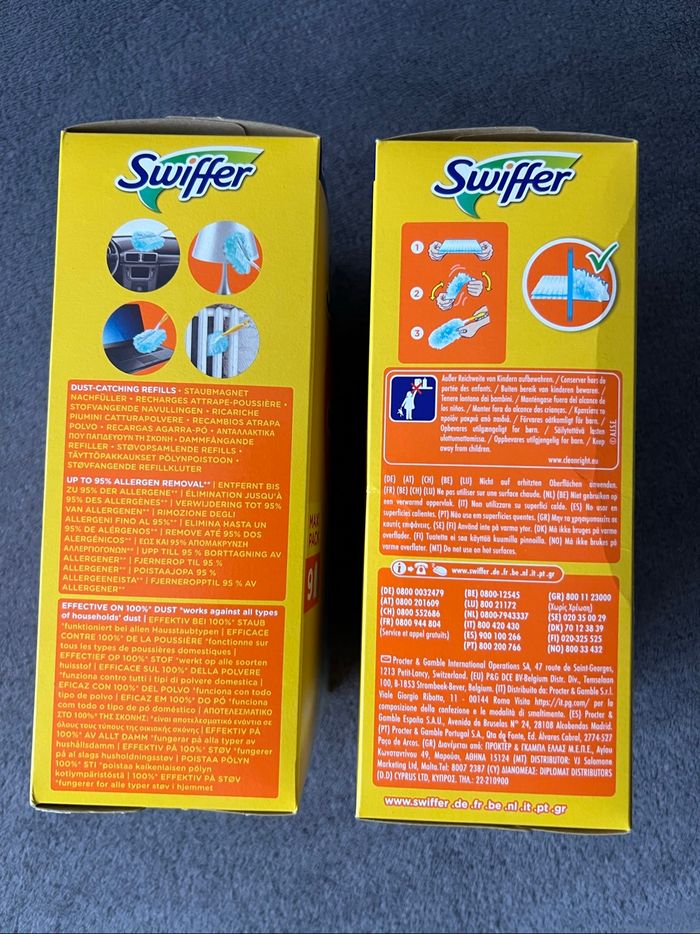 Lot de 2 boîtes de 9 recharges Duster plumeaux - Swiffer - photo numéro 4