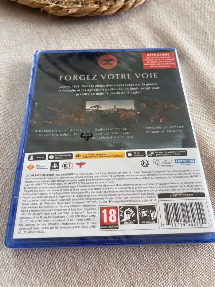 Jeu ps5 rise of the ronin - photo numéro 2