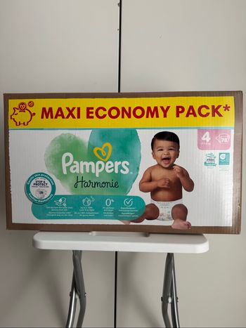 78 couches pampers harmonie taille 4