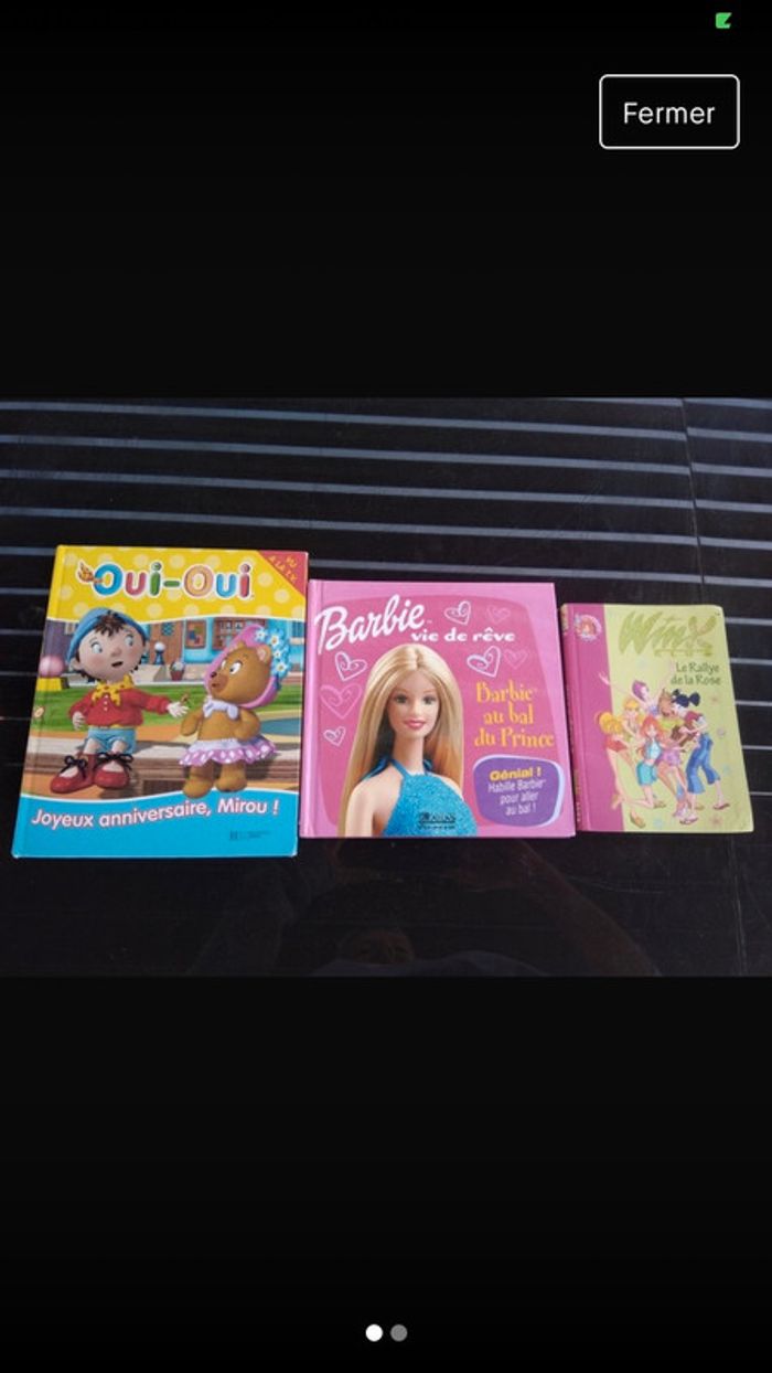 Lot de 3 livres pour enfants