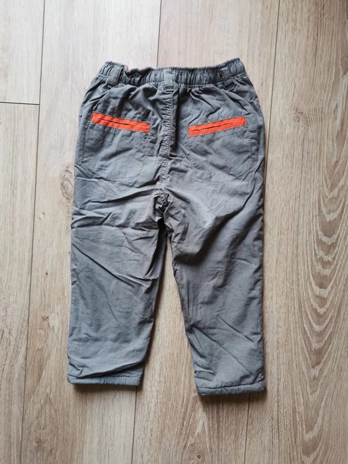 Pantalon hiver gris carreaux Orchestra 18 mois - photo numéro 5