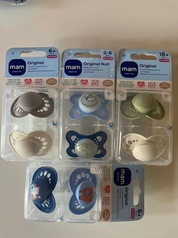 Sucettes Mam 3 paquets neufs 