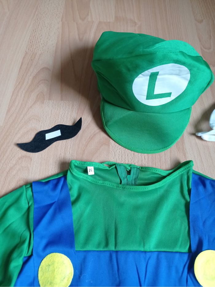 Déguisement combinaison luigi et accessoires 5-6ans - photo numéro 5