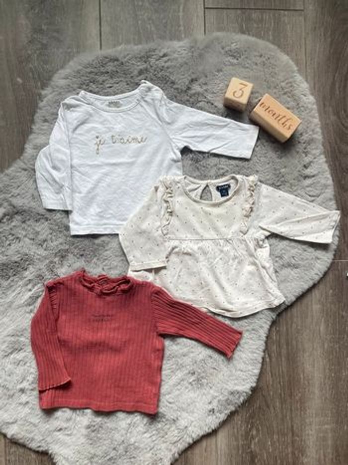 Lots haut manche longue